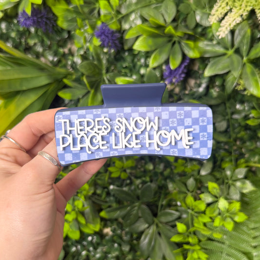 There's Snow Place Like Home || Claw Clip