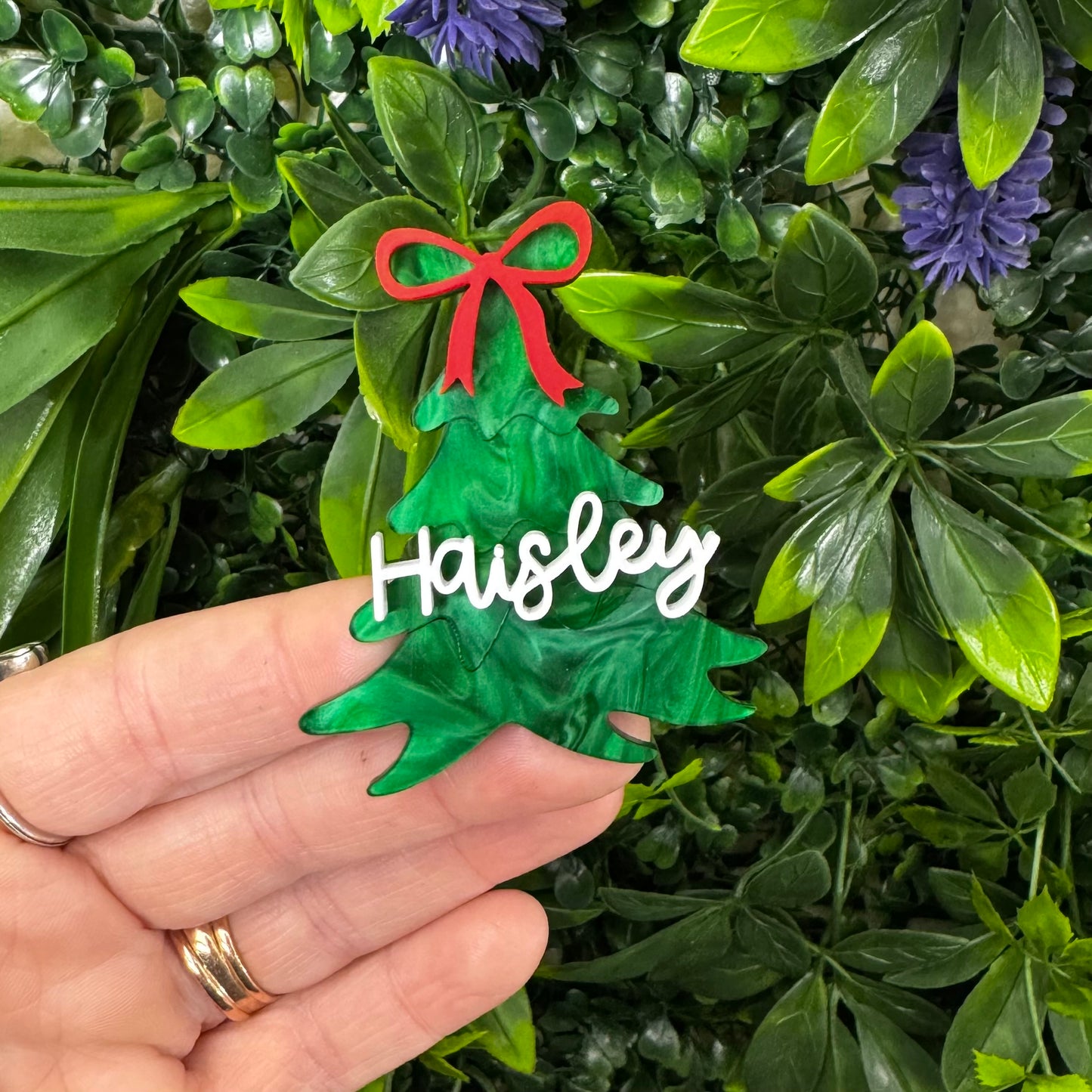 Christmas Tree || Hair Clip