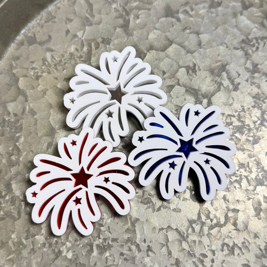 Fireworks || Hair Clip (ws)