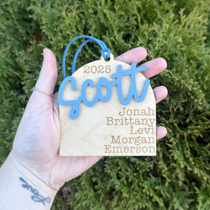 Family Name || Ornament