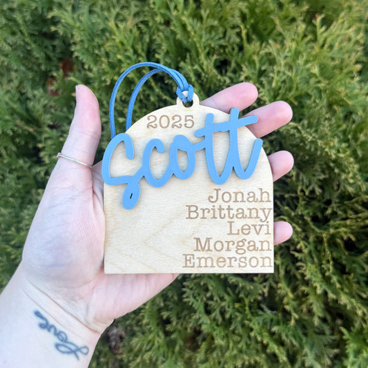 Family Name || Ornament