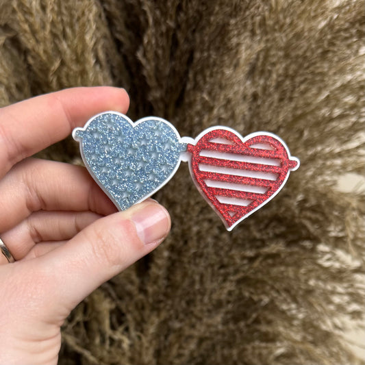 Stars + Stripes Sunnies || Hair Clip (ws)
