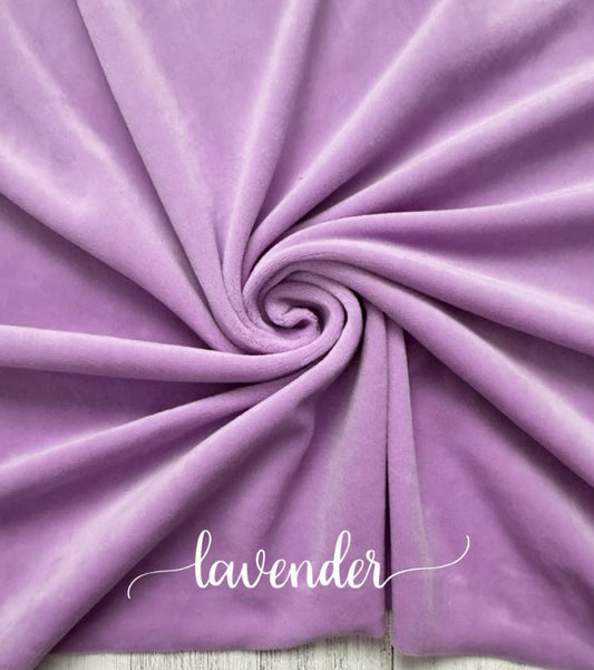 LAVENDER PLUSHY VELVET