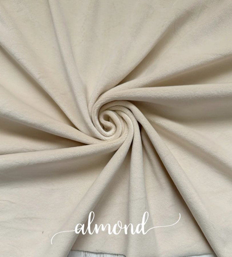 ALMOND PLUSHY VELVET