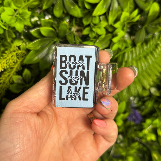 Lake Days || Claw Clip