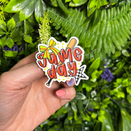 Softball Game Day || Mini Bag Charm