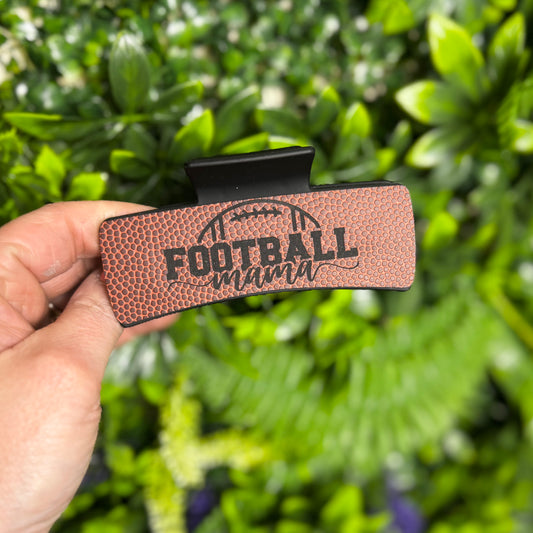 Football Mama || Claw Clip