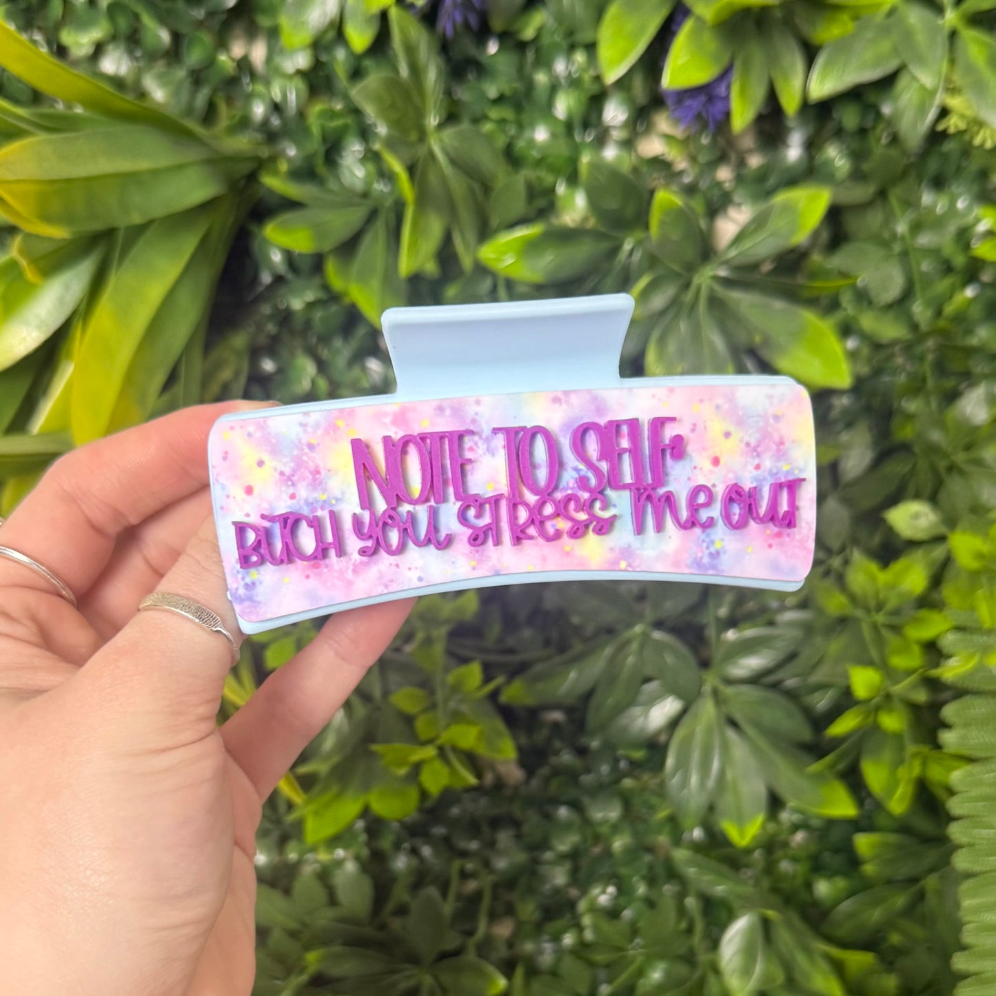 Note To Self: || Claw Clip