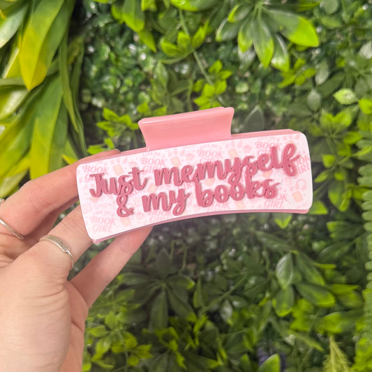 Just Me, Myself & My Books || Claw Clip