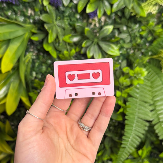 Cassette Tape || Hair Clip (ws)