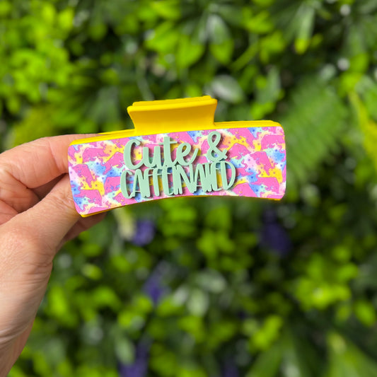 Cute & Caffeinated || Claw Clip