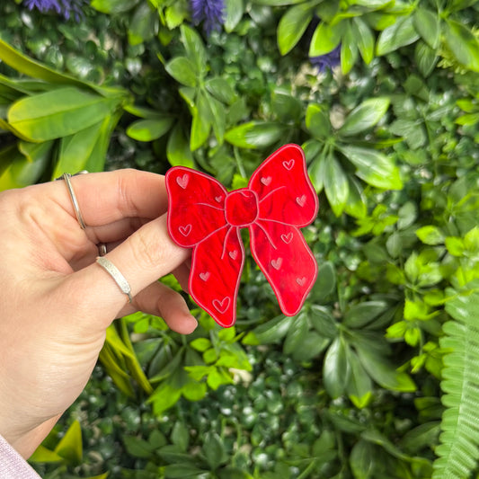 Valentine Coquette || Hair Clip (ws)