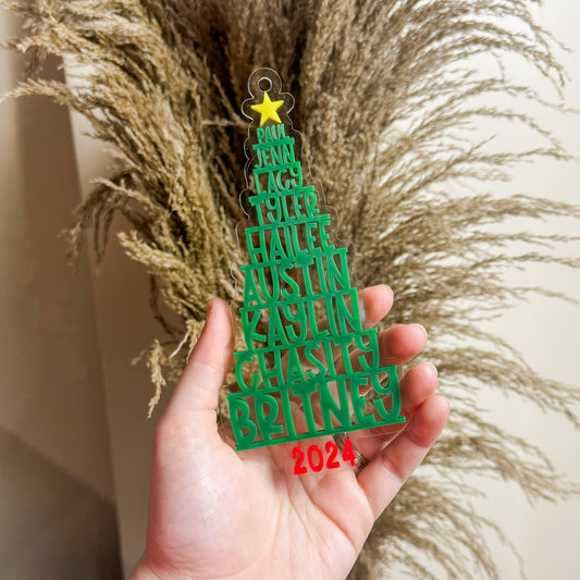 Personalized Tree || Ornament