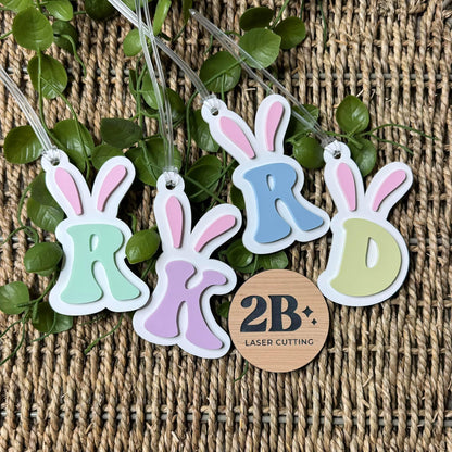 Boho Easter Letter || Bag Tag