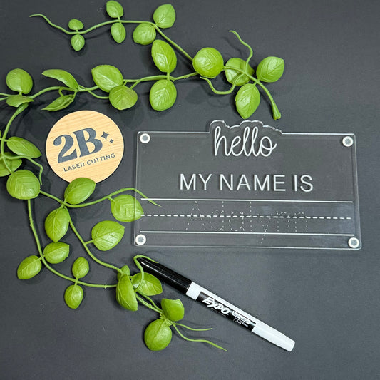 Custom Name || Tracing Board