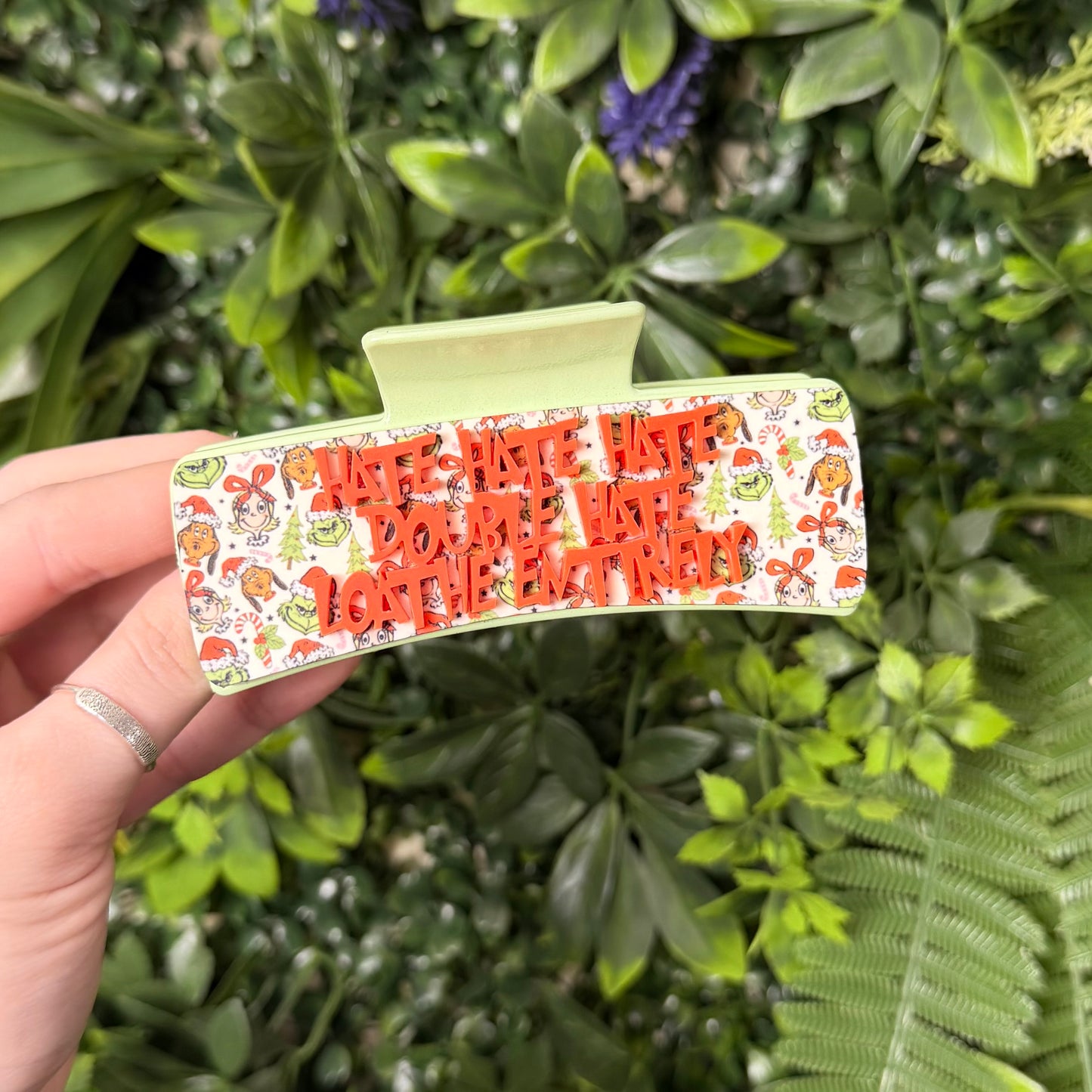 HATE HATE HATE || Claw Clip