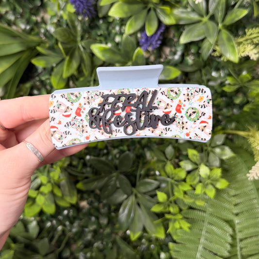 Feral & Festive || Claw Clip