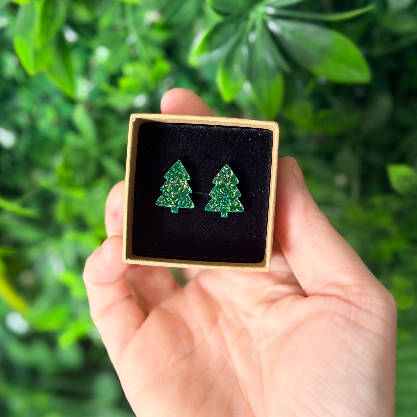 Christmas Tree || Stud Earrings