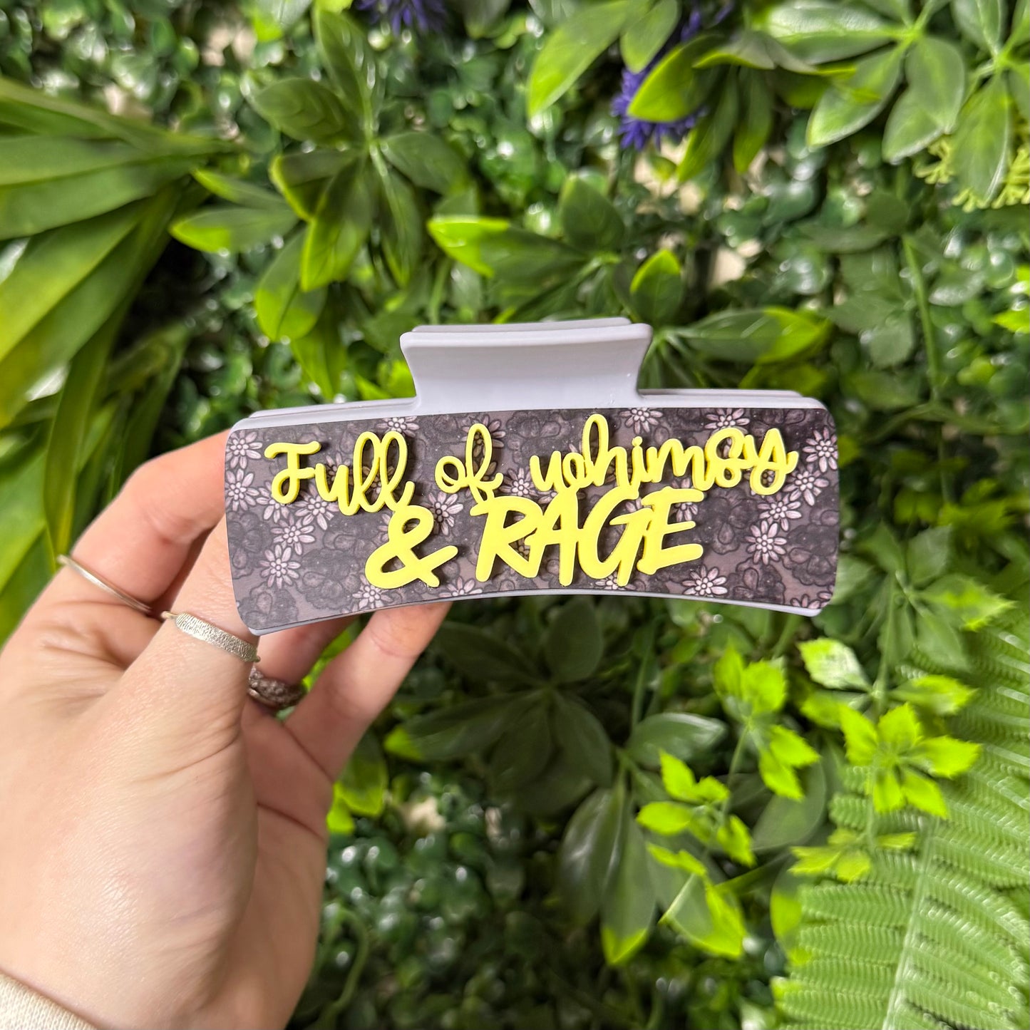 Full of Whimsy & Rage || Claw Clip