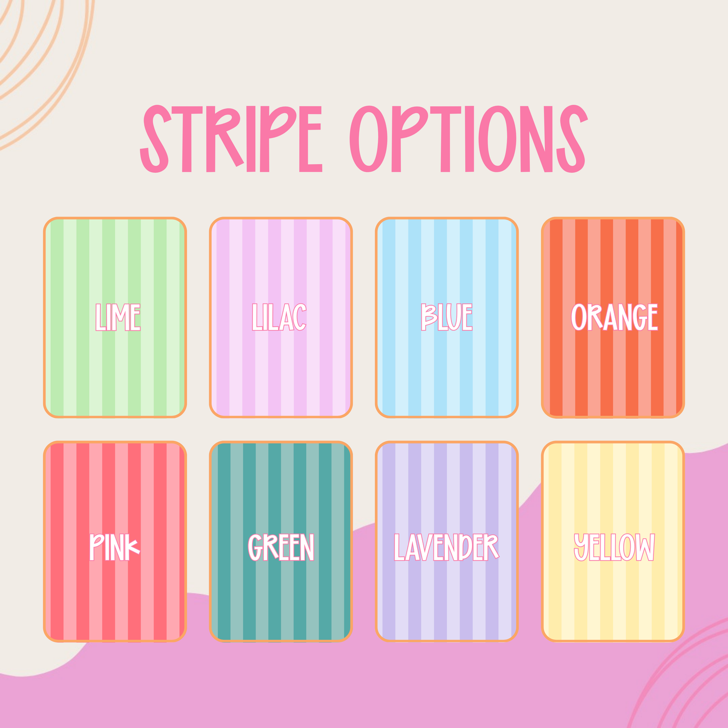 Striped || Hair Clip
