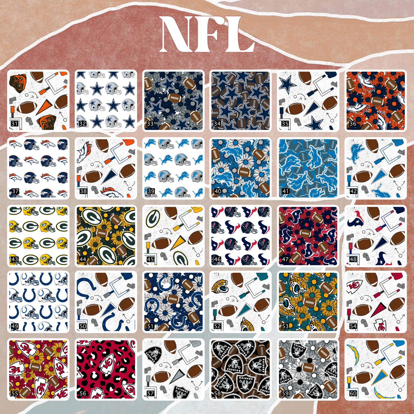 CREATE YOUR OWN NFL || Claw Clip