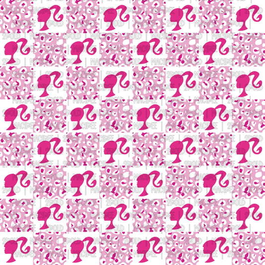 Barbie Check || Seamless File