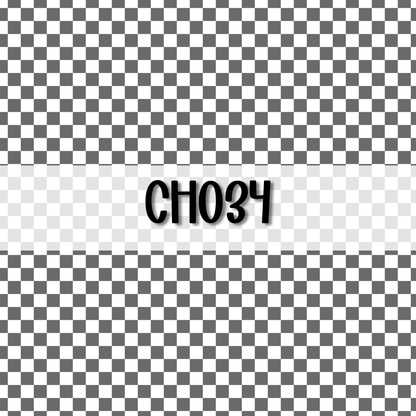 Wavy Checkered Initial || Hair Clip