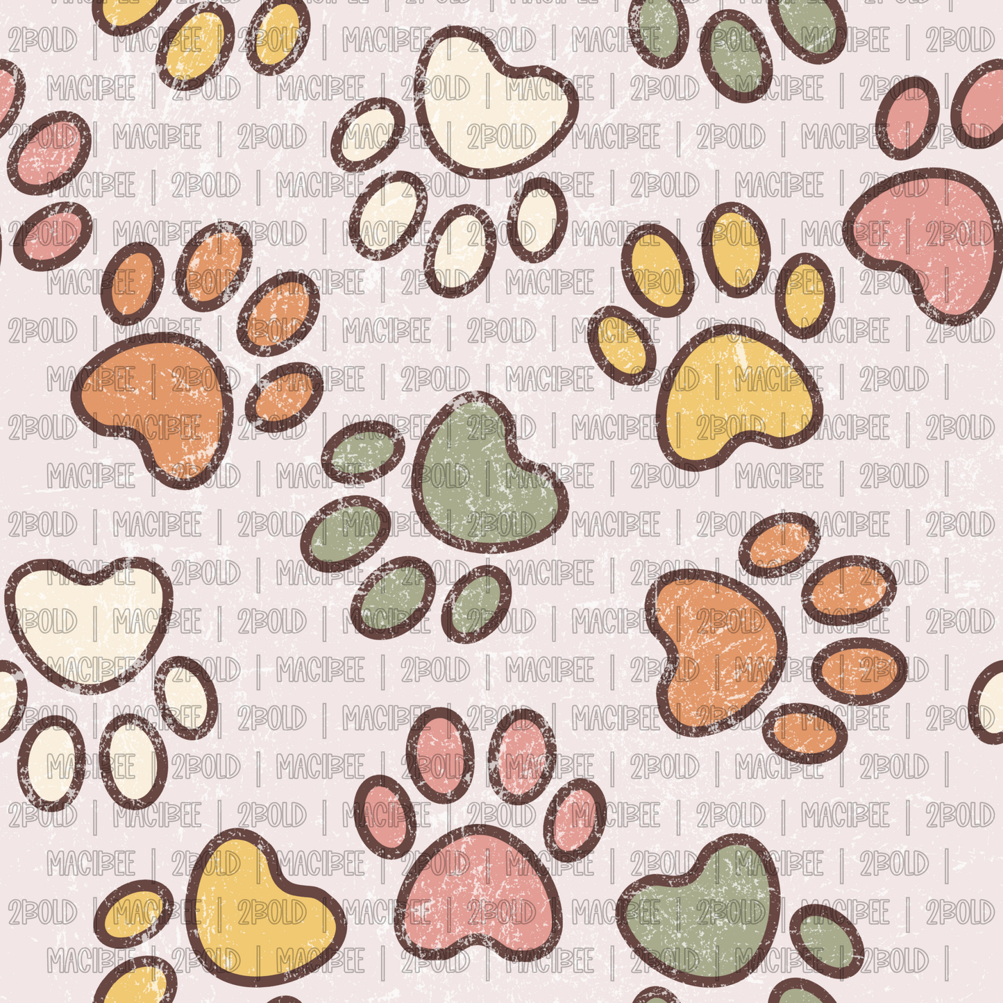 Paw Print || Seamless File