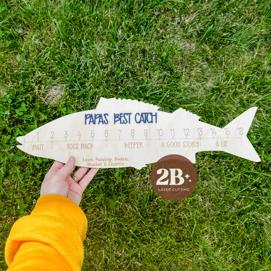 Fish Ruler || Father's Day Gift