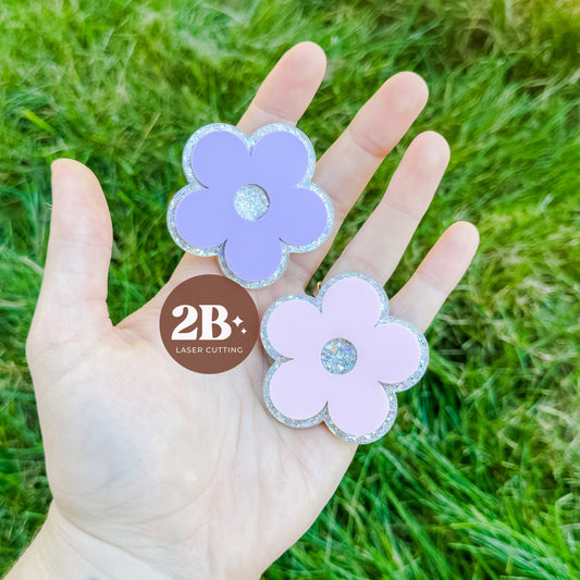 Retro Flower || Hair Clip