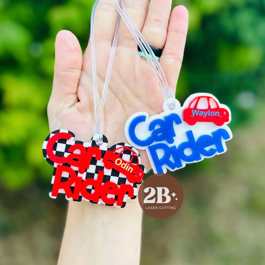 Car Rider || Bag Tag