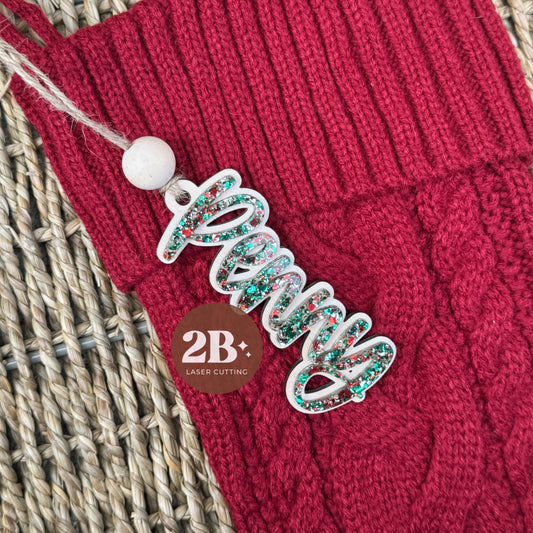 Personalized || Stocking Tag